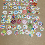 増量しました＊フレークシール(カラフルボタン大①