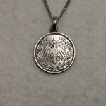 銀貨　ドイツ帝国　インペリアルイーグルコインネックレス