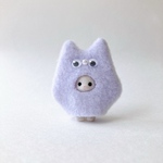 薄紫 もこもこモンスター シルバニア みつごの赤ちゃん 着ぐるみ