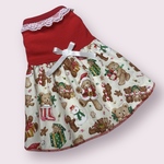 完成品犬服M☆クリスマスワンピース