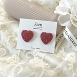 new𖧡  dot heart ♡ raspberry