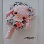 ボンネットDoll🎀ドールチャーム♡ドール♡フェルト♡
