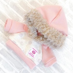 🦊 ふわもこパーカー☆ ぬいぐるみ 着せ替え服 リーナベルコスチューム 