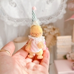 パーティひよっこ🐥グリーンストライプハット