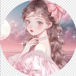 黒いたぬき様　人物ステッカー　マリン