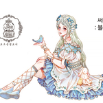 creampeach様　人物ステッカー　サマー