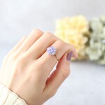 紫陽花 Purple Blue  リング