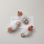 flower heart clip pin