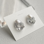 earring  天然石　silver