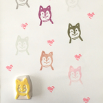 キュートな柴犬ハンコ♡