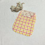 アザラシいっぱいとイエローチェックの汗取りパット