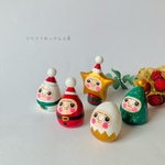 クリスマスおっさん置物（おっサンタ、ツリー、雪だるま、星、エッグ）♪ ※一個の価格です。