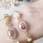 受注制作│Holy night│snowy night│クリスマスアクセサリー