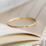 extra fine ring one stone zirconia