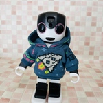ピクセルコズミックパーカー（アッシュネイビー）