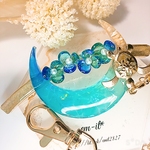 レジン うる艶 海と月と花・花ꕤ୭と…*3wayキークリップ