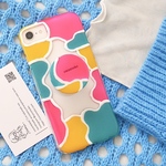 【セットでお得!】mouchan colorful party iphoneケース&スマホグリップ セット スマホケース