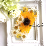 iPhone押し花ケースカバー