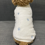 犬服!!星刺繍ボア⭐︎ホワイト☆XS.S.M.DXS. DS.DM