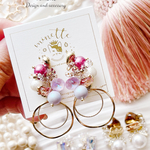  bijou double hoop