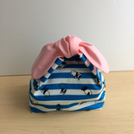 リボンお弁当袋 いぬ×ピンク