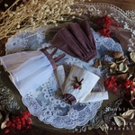 りんご刺繍のお洋服set