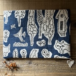 ミニマット　forest life blue