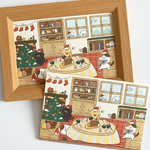 〔2枚入り〕ネコたちのメリークリスマス🎄ポストカード