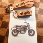 モンキー125 オリジナルレザーストラップセット