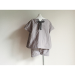カタチがかわいいセットアップ【smoky gray】