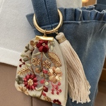 インド刺繍リボンチャーム