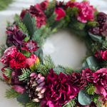 ＜ご売約済＞送料込Christmas Wreath Bordeaux　35