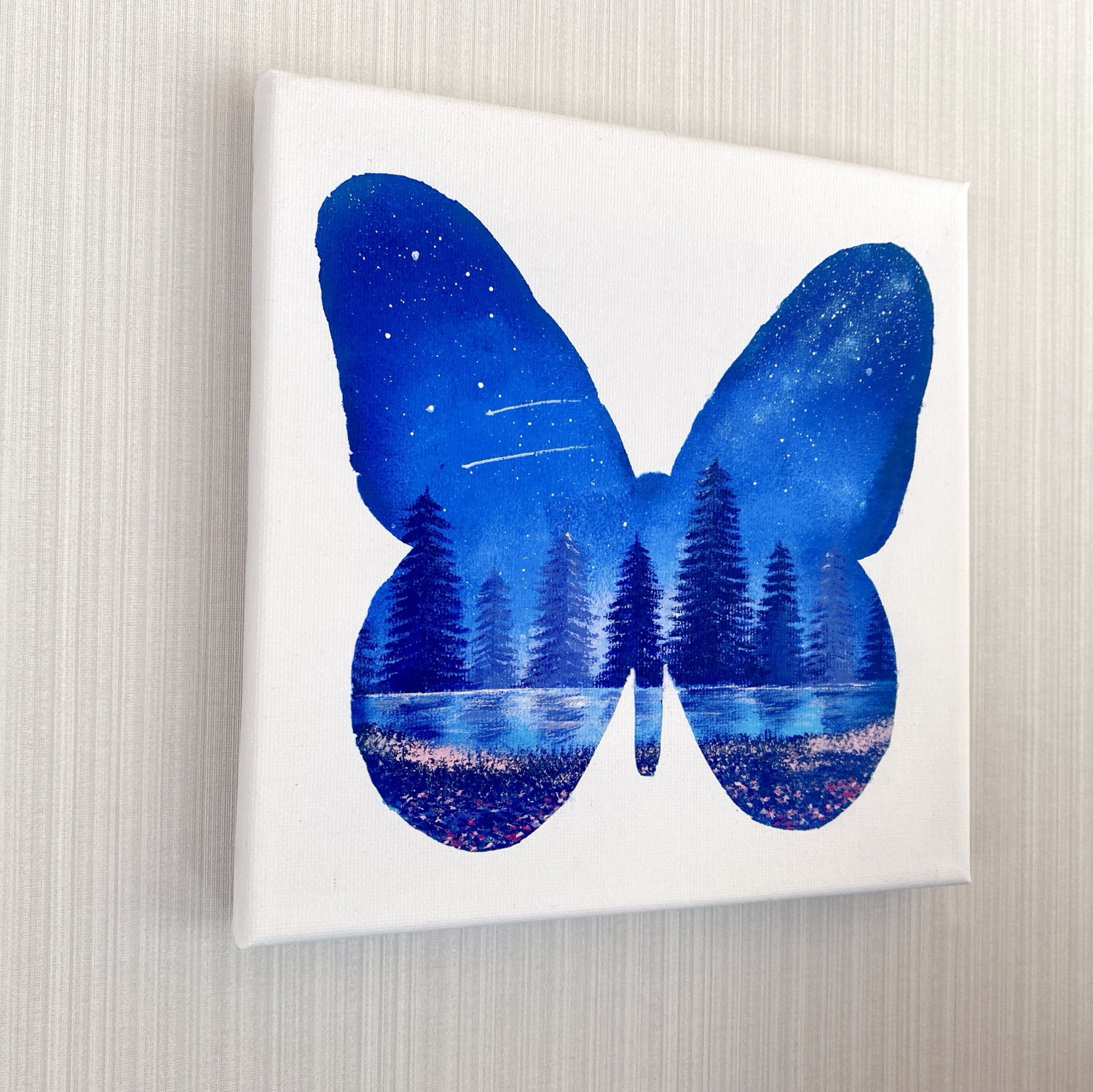アクリル画✴︎原画✴︎Forest of Butterfly - mei studio | minne
