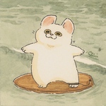 原画『ざぶざぶサーフィン』