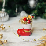 クリスマスオブジェ★クマのサンタの贈り物…