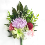 ☆プリザーブドフラワー　仏花（花器無し）・ラベンダー輪菊・オールプリザ☆お仏壇に・お供えに