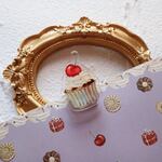 Cherish365【Happy Anniversary - cherry cup cake】アクリル クリップ／手帳アクセサリー CHO67
