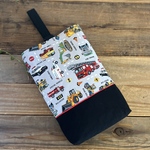 ★new！【シューズケース】はたらく車柄*グレ-  * design E  受注制作