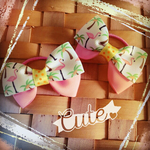 再販！フラミンゴのリボンヘアゴム