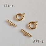007-G   k16gp マンテル 金具　2個セット