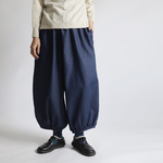 ２０２３夏ＳＡＬＥ　８８cm丈　裾ギャザーサーカス バルーン ボール パンツ　厚地 甘織デニムＤＥＮＩＭ ゆったり U88