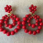 Sale! 軽量☆ウッドビーズ フラメンコピアス