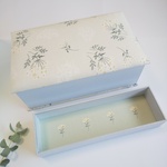 カルトナージュのたっぷり収納お裁縫箱(Lace flower )