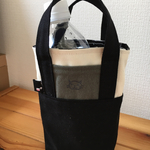 送料無料＊帆布ちびトート 黒猫さん