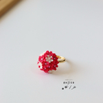 つまみ細工リング💍