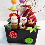 お正月飾り　黒桝