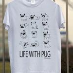 パグヲの日常　プリント　Ｔシャツ