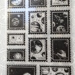 ~クリアスタンプ★惑星★　カード　タグなどに