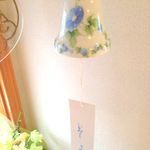 風鈴 朝顔と紫陽花