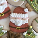 [2023toshi様専用ページ] クリスマス🎄アイシングクッキー✨サンタクロース4個